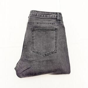 Acne Studios Skin 5 Used Black Stretch Black Charcoal Denim Jeans Size 23